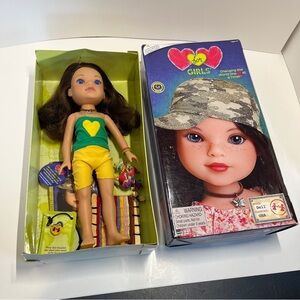 2010 Playmates Hearts For Hearts Girls 14" Doll Dell from USA Box Redressed  Toy